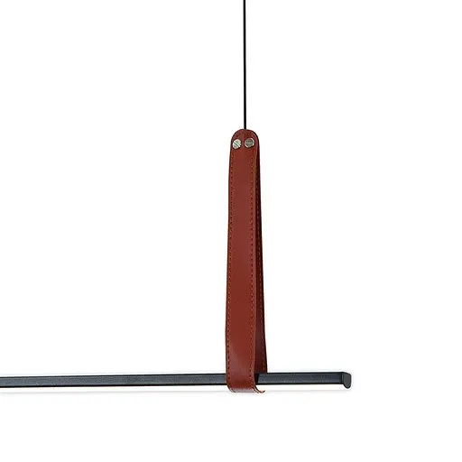 Підвісний світлодіодний світильник G 2810/1100 44W Чорний+Штучна шкіра - фото 7