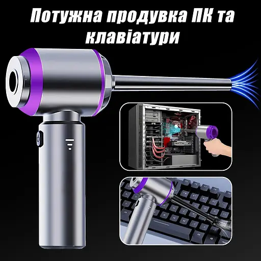 Автомобильный пылесос Suitu ST-6653 Pro аккумуляторный ручной беспроводной автомобильный мини - фото 6