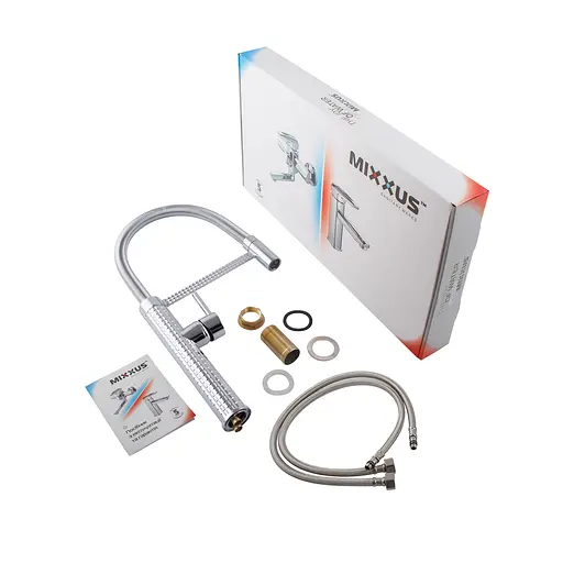 Змішувач для кухні Mixxus Premium Spark 017 MI6968 Хром - фото 5