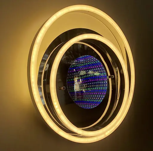 Світлодіодна люстра з 3D ефектом Line.F A 55011/2S+LED 3D CR - фото 5