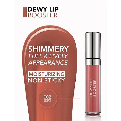 Блеск для губ Flormar Dewy Lip Booster тон 02 (Castle) 4.5 мл (8000019545582) - фото 5