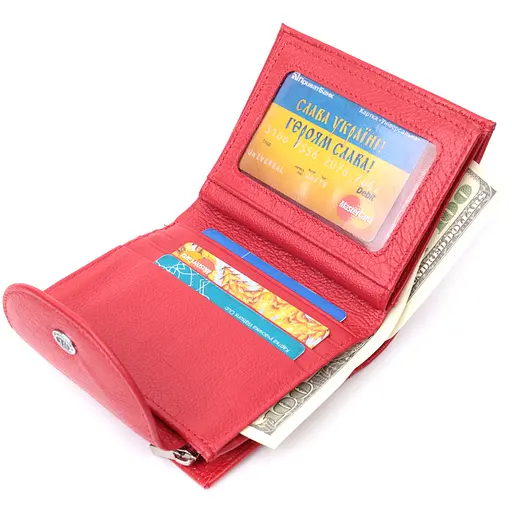 Жіночий шкіряний гаманець ST Leather 12х10х2 см acs0029426 - фото 8