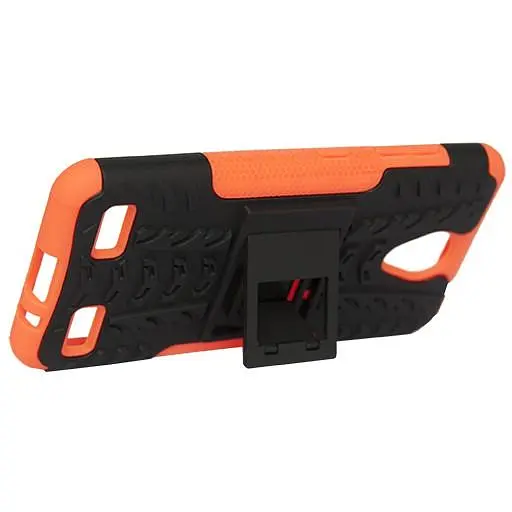 Чехол бампер Florence ZTE Blade A520 противоударная панель силикон пластик Pc tpu оранжевый - фото 3