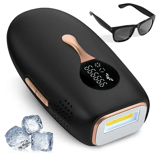 Фотоепілятор AIMED Silk Skin PRO Ice Cooling IPL Intensed Pulse Light колір чорний