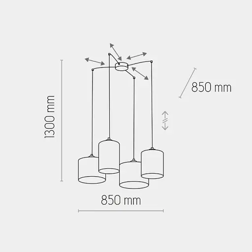 Підвісний світильник TK Lighting 6585 Juta - фото 2