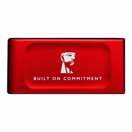 Портативный SSD Kingston XS1000R BOC 2TB USB 3. 2 Gen2 Type-C 3D NAND Красный - фото 1