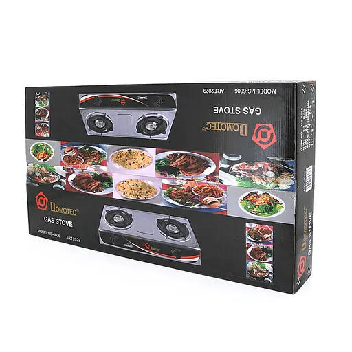 Плита газова Domotec MS 6606 2 конфорки - фото 2