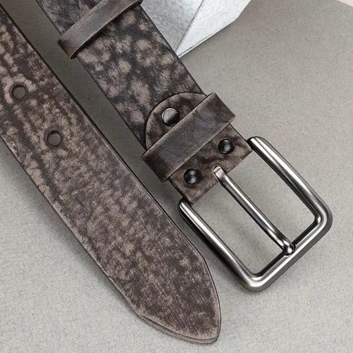 Ремінь чоловічий шкіряний під джинси коричневий PS-4049 (130 см) - фото 4