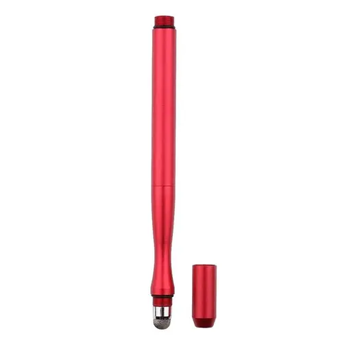 Стилус ємнісний, високоточний Jot Pro двосторонній, з вигином, металевий, червоний - фото 1