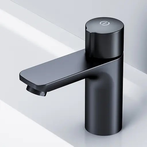 Змішувач для умивальника Am.Pm X-Joy TouchReel black F85A02522 Чорний матовий - фото 4