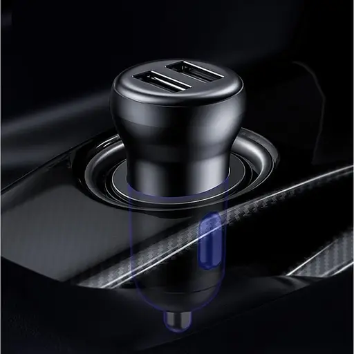 АЗП з FM-модулятором Baseus T Shaped S-16 Car Bluetooth MP3 Player Black - фото 6