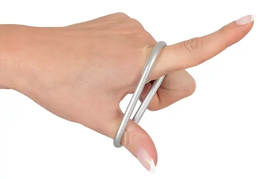 Набор эрекционных колец You2Toys Metallic Cock Ring Set 3 шт. серебристый - фото 11