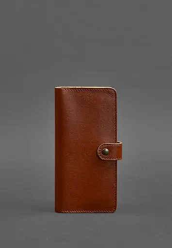 Шкіряне портмоне 7.0 світло-коричневе - фото 3