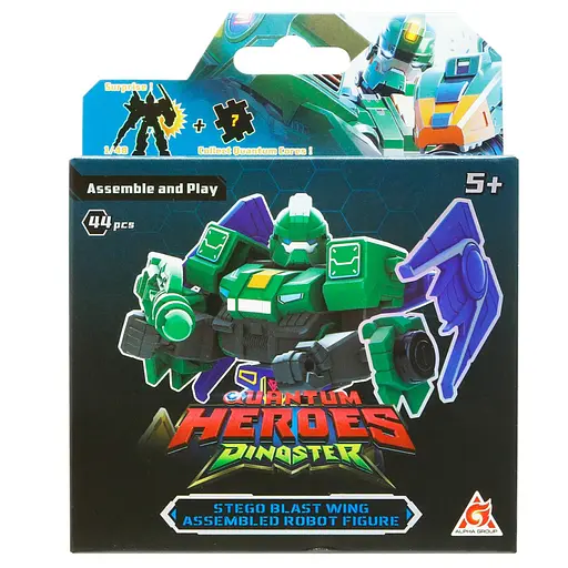 Детский робот-конструктор Стего Бласт Винг Dinoster EU580881A-2 45 деталей - фото 2