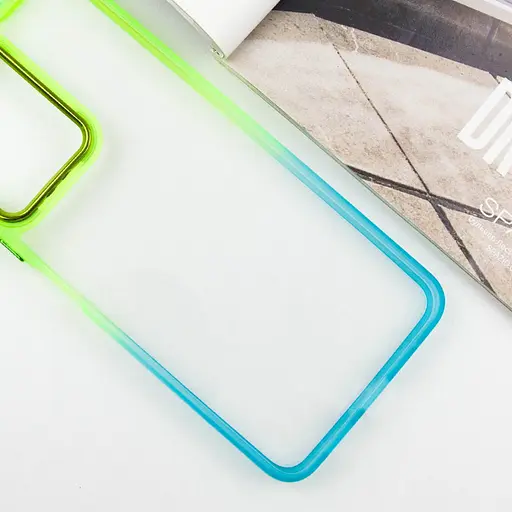 Чохол Epik TPU+PC Fresh sip series для Xiaomi Redmi Note 13 Pro 4G/Poco M6 Pro 4G/Note 14S Бірюзовий/Лимонний - фото 2