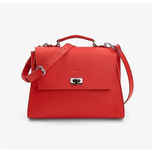 Жіноча сумка Classic червона Saffiano - фото 1