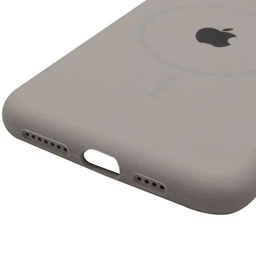 Чехол Epik Silicone Case Full Protective AA with MagSafe для Apple iPhone 11 Pro Max 6.5 Серый/Light Grey - фото 5