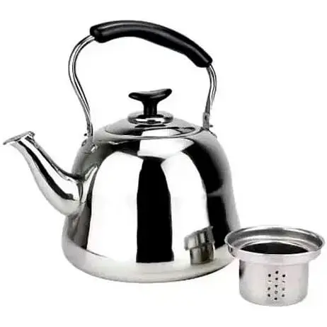 Чайник для заваривания Edenberg из нержавеющей стали с фильтром-свистком 1 л (EB-18051)