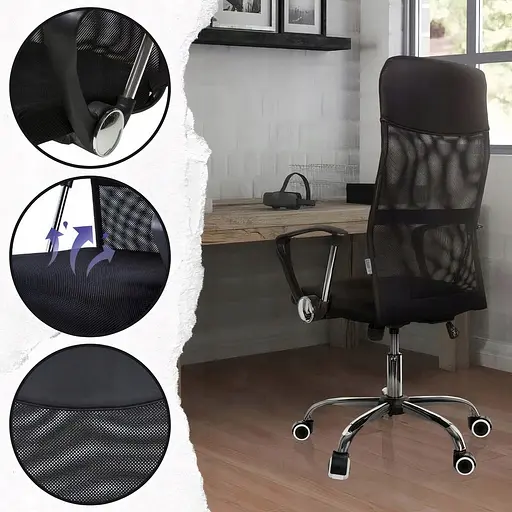 Офисное кресло MemFlow Black (100004) - фото 3