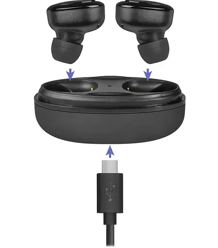 Гарнитура Defender Twins 635 TWS Bluetooth Black - фото 3