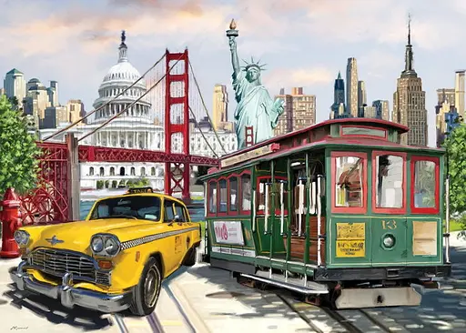 Пазл Art Puzzle Коллаж США 2000 эл. (5473) - фото 2