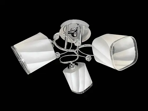 Люстра стельова на 3 плафони 6220L/3 Хром