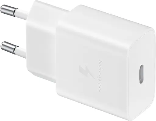 Samsung Зарядний пристрій мережевий 15Вт USB-С, кабель USB-C > USB-C, 1 м, білий - фото 3