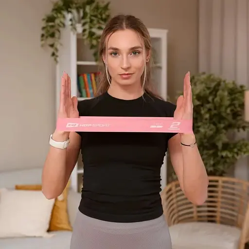 Набор резинок для фитнеса Hop-Sport 600x50мм HS-L650RLR Красный - фото 5