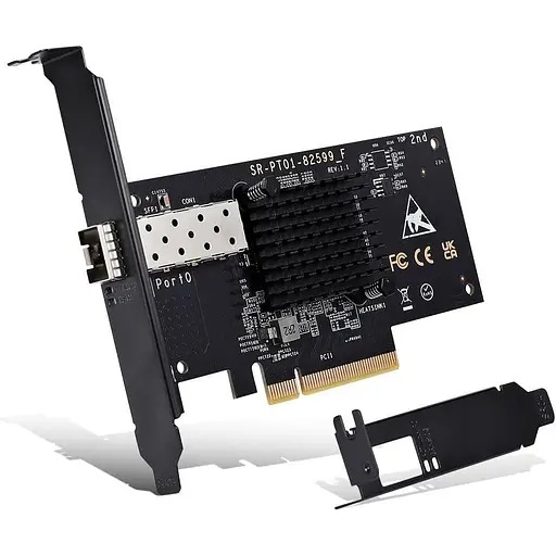 Мережева карта 10 Гбит/с SFP PCI-e, контроллер Intel 82599 (X520-DA1), адаптер Ethernet NICGIGA 10 Гбит/с, порт 10Gbe SFP