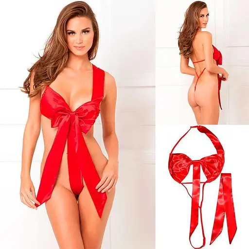 Ігровий наряд Сюрприз чуттєвий S/M/L червоний K0129-1 - фото 3