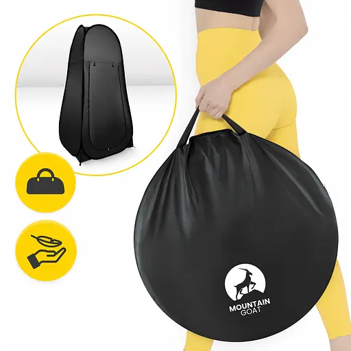 Намет туалет-душ, переодягальня Mountain Goat Pop-Up 200 x 110 x 110 см саморозкладний Black (P-5905973405195) - фото 5