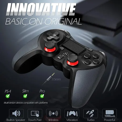 Бездротовий контролер Terios сумісний з ігровим контролером Playstation 4, PS-4 Pro - фото 4