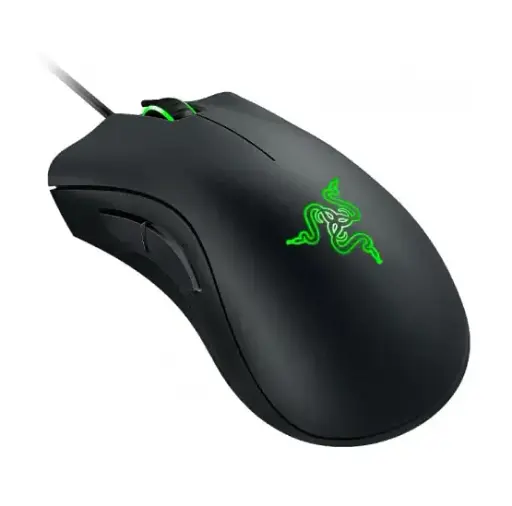 Игровая мышь Razer DeathAdder Essential зеленый оптический сенсор 6400 DPI - фото 2