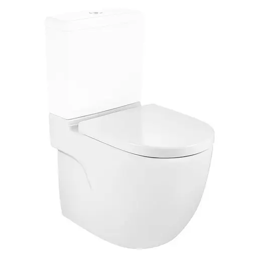 Чаша напольного унитаза Roca Meridian-N Rimless A34224L000, Белый - фото 1