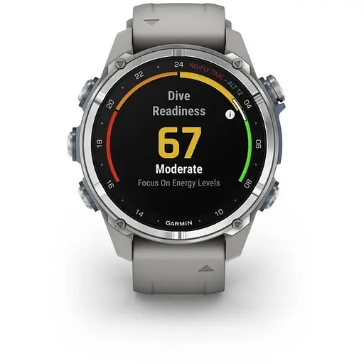 Смарт-часы Garmin Descent Mk3 43 mm Стильная небольшая лента с цветной грай Silicone Band 010-02753-04/03 - фото 7