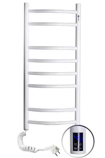 Електрична рушникосушарка Navin Камелія 360x800 Sensor ліва з таймером 12-007133-3680, Білий, Ліве, Електронний - фото 1