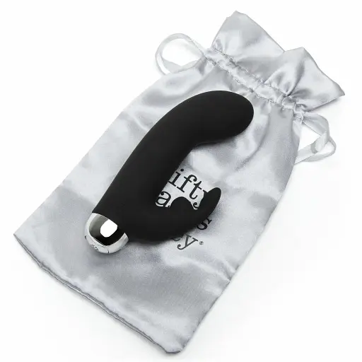 Мини вибратор-кролик Fifty Shades of Grey Greedy Girl 13.9 см черный - фото 6
