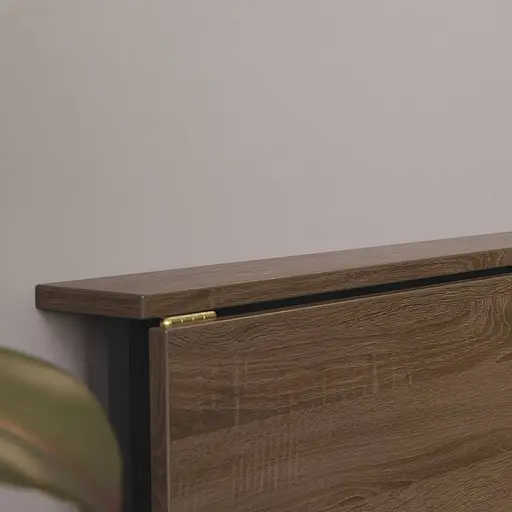 Стіл розкладний Моріс Ferrum-decor 750x1000x600 Чорний метал ДСП Дуб Сонома Трюфель 16 мм (FRD-104673) - фото 3