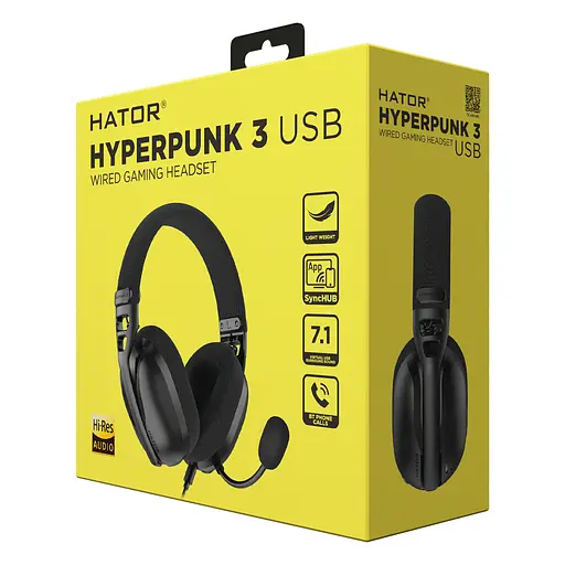Наушники Hator Hyреrpunk 3 Hi-Res USB 7.1 Black (ESH10) - фото 6