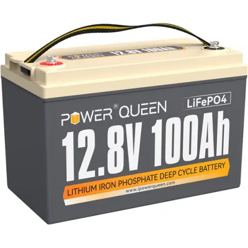 Акумулятор Power Queen LiFePO4 12V 100Ah H190, 1280Wh, BMS 100A