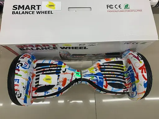 Гіроборд Smart Balance AllRoad 10.5" SUV Premium White graffiti - фото 3