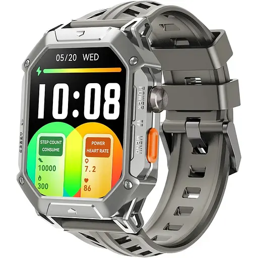 Смарт-часы Xiaomi Haylou LS24 Iron N1 серебристый - фото 1