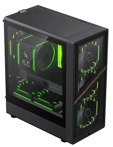 Корпус GameMax Aeris 330 GB Без БП Black (AERIS 330 GB) - фото 4