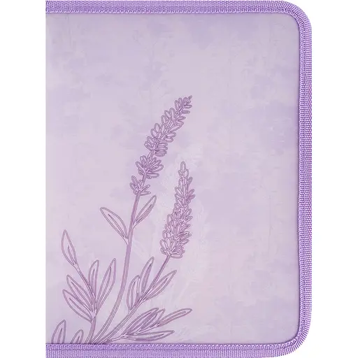 Папка объемная на молнии Axent Lavender-2 А5+ (1805-37-A) - фото 2