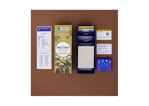 Настольная игра English Student Карточки для изучения английских слов English Student Military (укр.) (591225990) - фото 3