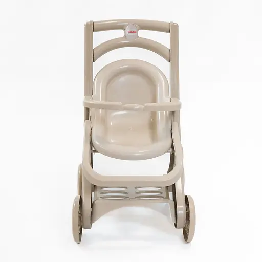 Коляска для кукол с шезлонгом Doloni 0122/02eco бежевый - фото 3