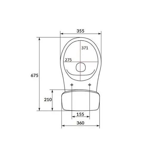 Унітаз-компакт Cersanit Cersania 705 SimpleOn 011 3/6 л з сидінням Slim SoftClose+QuickRelease дюропласт 30412 - фото 4