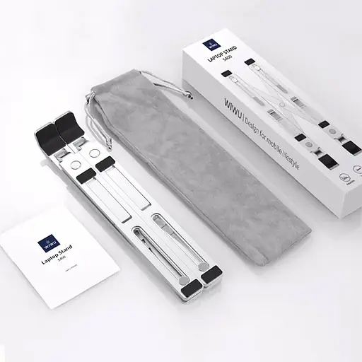 Підставка для ноутбуку WIWU S400 Laptop stand Silver - фото 6