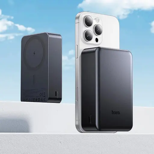 Аккумулятор портативный Hoco J160B Original PD 20W magnetic power bank 20000mAh беспроводная зарядка - фото 9