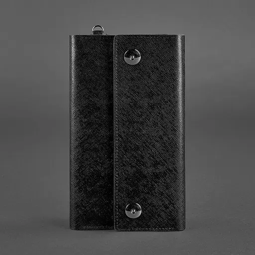 Кожаный клатч-органайзер (Тревел-Кейс) 5.0 черный Blackwood - фото 7